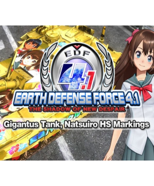 EARTH DEFENSE FORCE 4.1 - Gigantus Tank, Natsuiro HS Markings DLC Steam Key GLOBAL